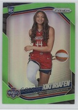2025 Panini Prizm WNBA Variation Lime Green /225 Kiki Iriafen #149 Rookie RC 5l1