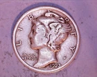 1923  MERCURY DIME***  126-6D