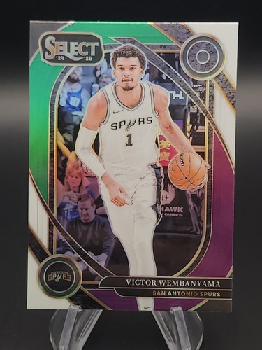 2024-25 Panini Select Courtside Green White Purple Prizm Victor Wembanyama #229 - Picture 1 of 2
