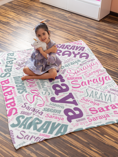 Personalized Name Blanket 1 - Picture 7 of 9