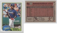 2018 Topps Archives 1981 Design Ronald Acuna Jr Ronald Acuña Jr #212 Rookie RC