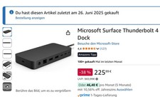 Microsoft Surface 3 Docking Station - Schwarz (1672)