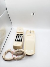 Vintage Trimline Princess Wall Phone TouchTone Corded Cobra ST-510 Beige Cream