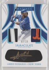 2019 Panini Immaculate Matinee Blue /10 Amed Rosario #MA-AR Auto