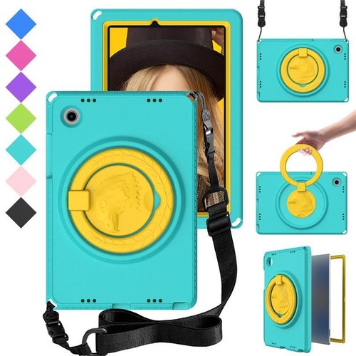 For Samsung Tab A8 10.5 A7 Lite 8.7 Case 360° Rotatable Stand Strap Tablet... - Picture 13 of 26