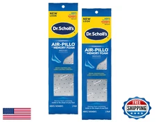Dr. Scholl's Air-Pillo Double Insoles Unisex (2 Pair) - Ultimate Comfort & Suppo