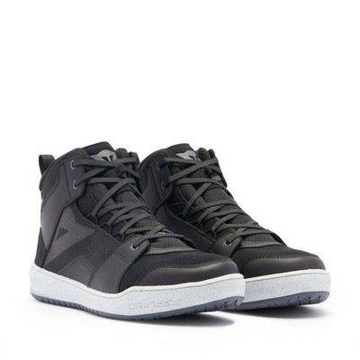 Dainese Suburb D-WP Waterproof Sneaker Black/White/Iron-Gate Urban Touring S...