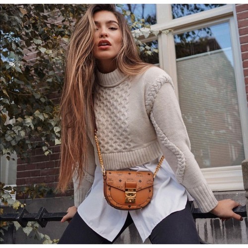 Neu mit Etikett Zara Schulterpolster Strick Crop Rundhalsausschnitt Pullover Damen Medium Blogger Favorit - Bild 3 von 10