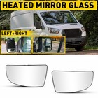 Mirror Glass 2X Heated Lower Left  Right Side For 2015-2022 Ford Transit-150 EOJ