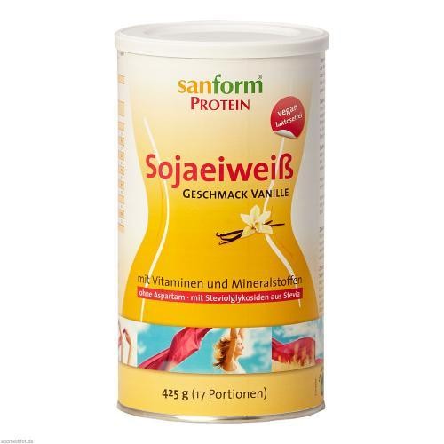 SANFORM Protein Sojaeiweiß Vanille Pulver 425 g PZN 3480354 - Bild 1 von 1