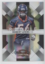2009 Donruss Threads Rookie Century Proof Silver 235/250 Robert Ayers #185 0l1