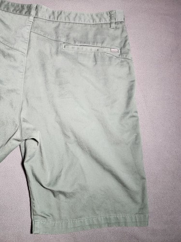 Volcom Shorts Mens Size 40x10.5" Inseam Green Chino Corpo Class Zip Belt Loops - Picture 19 of 22