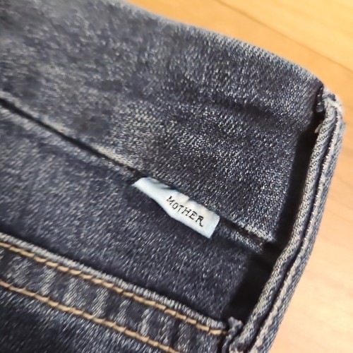 MOTHER Denim The Looker Mid Rise Jeans Here Kitty Kitty Blau Gr. 32 - Bild 9 von 16