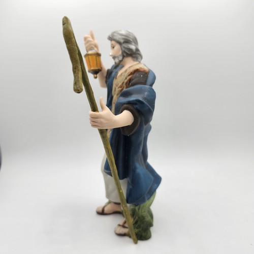 Thomas Kinkade “Lighting the Way” Figurine B0470 2003 Nativity Hawthorne Village - Picture 3 of 7