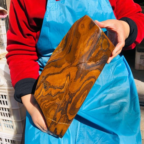 16.54LB Large Natural Tiger's Eye Stone Quartz Crystal Mineral Specimen Healing - Picture 6 of 15