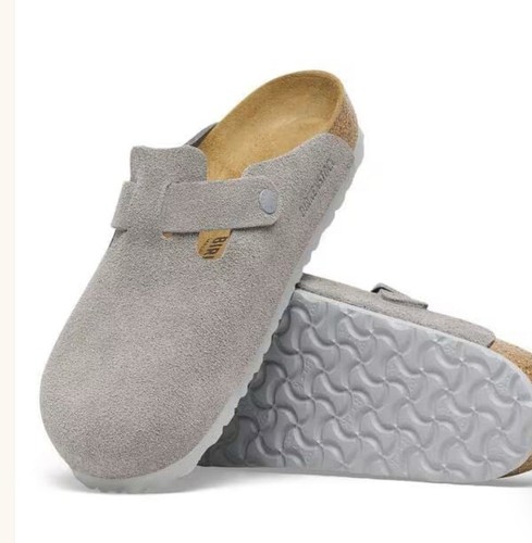 BIRKENSTOCK BOSTON WEICHE CLOGS STONE COIN WILDLEDER GRÖSSE 8 - Bild 1 von 5