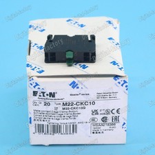 NEW  EATON Moeller 10Pcs M22-CKC10 Contactor Block 1NO