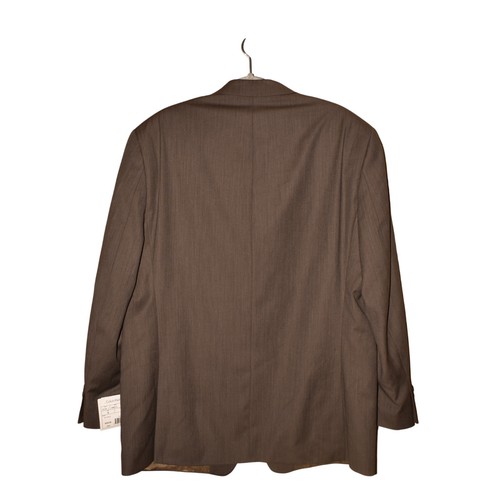 CALVIN KLEIN NUEVO $325 Traje de Dos Piezas Lana Taupe Blazer de 3 Botones para Hombre 44R - Imagen 3 de 9