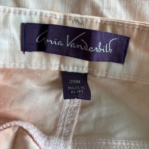 Gloria Vanderbilt Damen-Bermuda Größe 20 W orangefarben - Bild 3 von 3