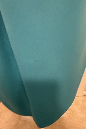 Calvin Klein Women’s Size 14 Cap Sleeve Lined Sheath Dress Blue Side Pleated - Picture 7 of 22