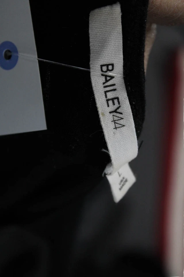 Blusa Bailey 44 Mujer Cuero Manga Larga Negra Talla L Foto 4 de 4