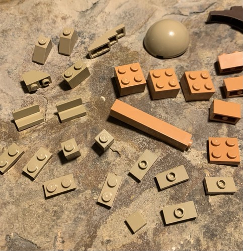 Lego Brown Tan Piece Lot - Picture 3 of 3