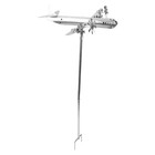 Metal Iron Crafts Windmill Airplane Outdoor Garden Decoration Home Supplies