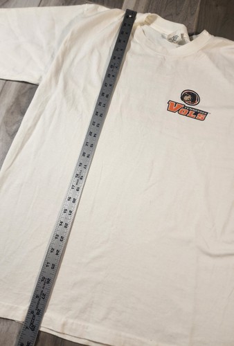 T-shirt vintage University of Tennessee Volunteers Smokey The Mascot anni 90 taglia L difetto - Foto 5 di 11