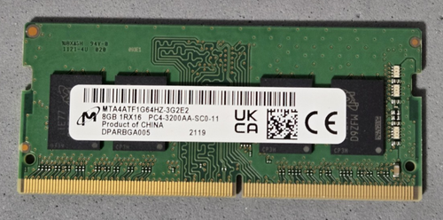 DELL MICRON 8GB SO-DIMM PC4-3200 DDR4 - NOTEBOOK / LAPTOP / AIO : SPEICHER ~ RAM