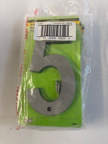 HY-KO Grande Plastica Riflettente 6" 0 - 9 Numeri VENDUTO SINGOLARMENTE - Foto 7 di 11