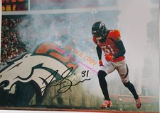 Justin Simmons  Autographed signed photo