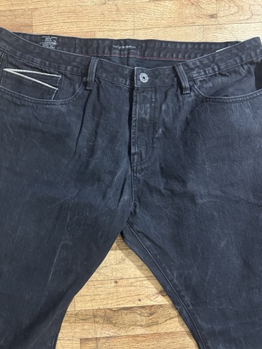Jeans Cult of Individuality Nero Uomo W44 L32 Pantaloni Denim Vestibilità Dritta - Foto 5 di 15