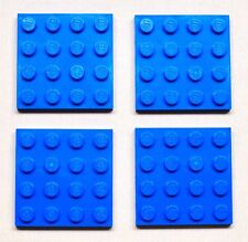 x4 NEW Lego Red Plates 4x4 Brick Building Red Baseplates