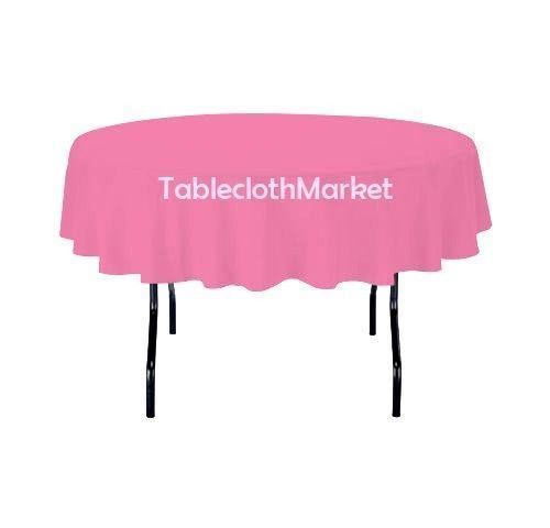12er Pack 108" Zoll Runde Polyester Tischdecke 24 Farben Tischdecke Hochzeit Party - Bild 7 von 34