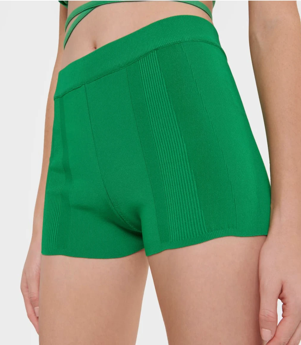 Jacquemus green store shorts