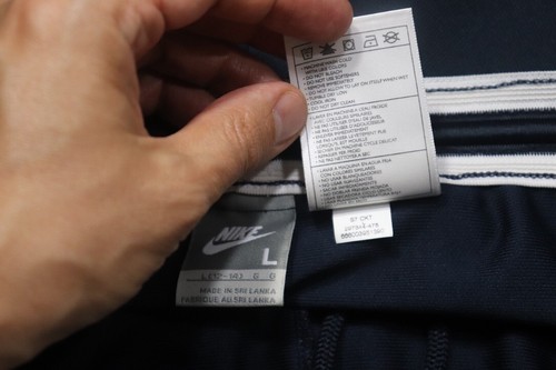 Nike Boys Large 12 14 Shorts Navy White Stripe - Picture 4 of 8