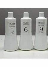 1X Bottle Shiseido  Primience  Color  Developer   3%,  6%,  9% ,  1000ml AD