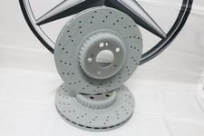 Genuine Mercedes-Benz W222 S-Class FRONT Brake Discs X2 A2224215000 NEW