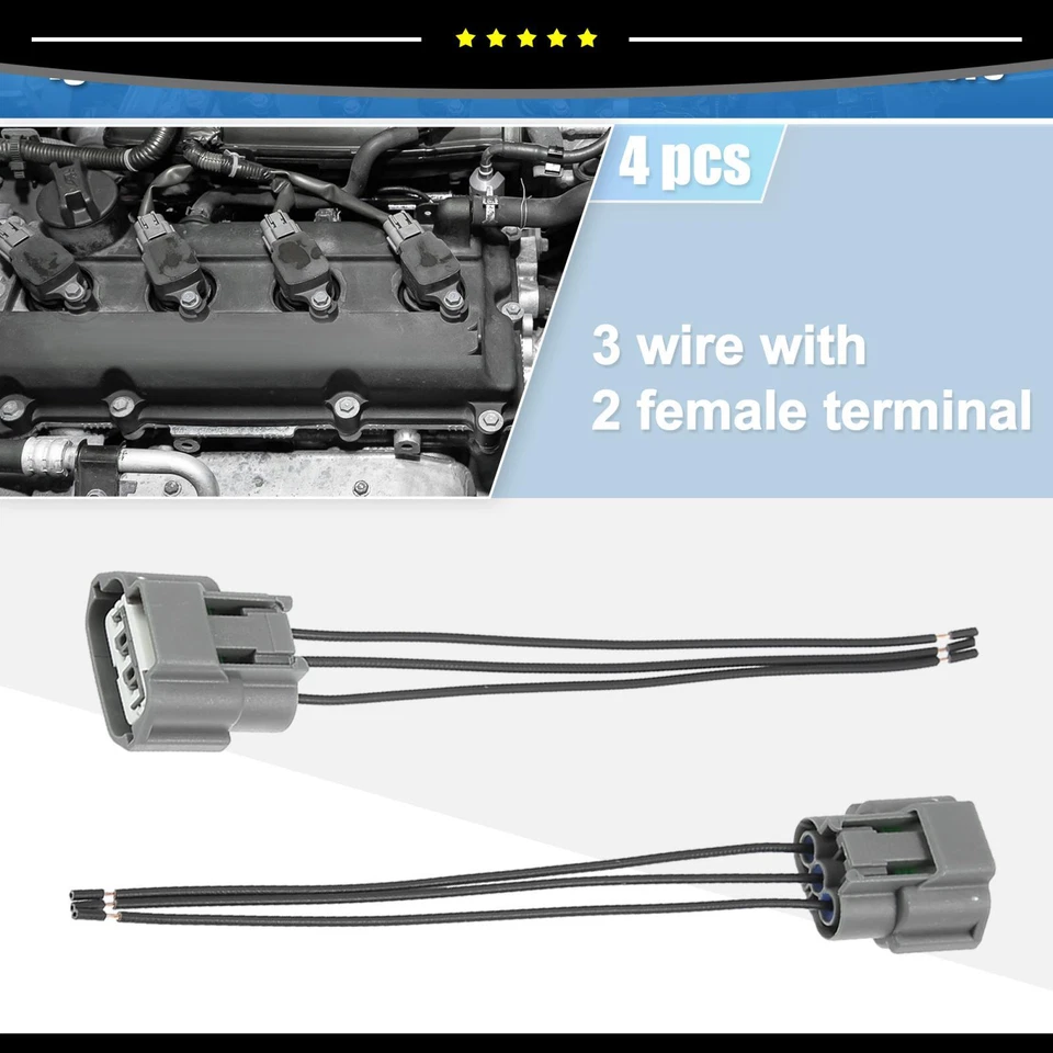 Conector de bobina de encendido enchufe arnés de cableado coleta para Infiniti EX35 J48817102 Foto 3 de 4