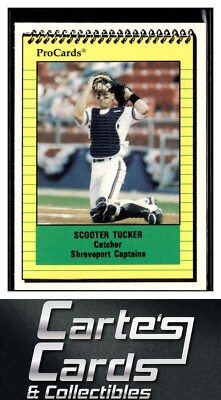 Scooter Tucker 1991 ProCards #1825 Shreveport Captains