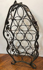 Wrought Iron Wine Bottle Holder