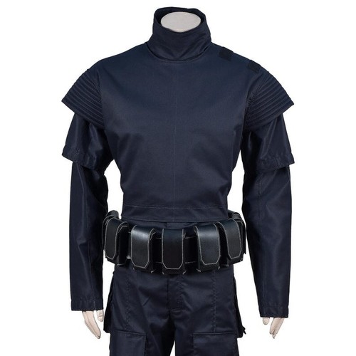 Black Mandalorian Book of Boba Fett Belt Pouch Flight Suit with Flak Vest & Belt - Picture 4 of 10
