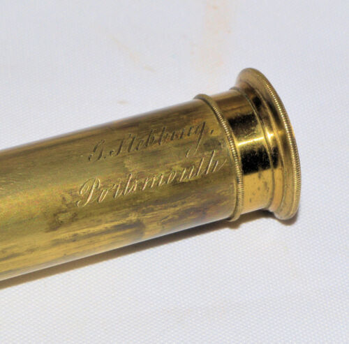 Six draw pocket telescope – George Stebbing, Portsmouth. - Picture 2 of 6