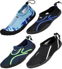 Norty Mens Water Shoes Aqua Socks Surf Yoga Exercise Pool Beach Swim Slip On