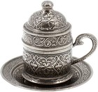 Copper Cups and Saucers