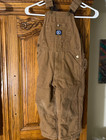 Polar King Key Bib Overalls Youth kids Size XS 4/5 BROWN insulated boy girl unis