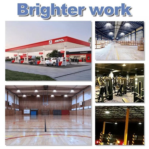 10Pack 400W UFO Led High Bay Light Factory Warehouse Commercial Led Shop Lights - Picture 12 of 14