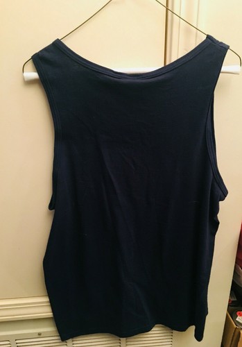 Marineblaues Damen-T-Shirt/Buchstabe H Monogramm von Gildan schwere 100 % Baumwolle Medium - Bild 4 von 4