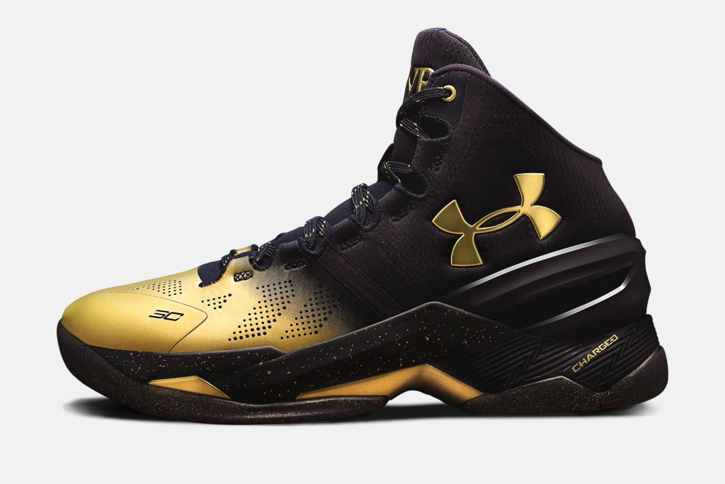 Under Armour Curry 2 B2B MVP Size 8. Warriors Dub Nation Splash