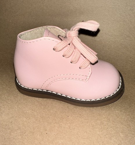 Footmates Pink Bootie Infant Size 2 - Picture 4 of 4